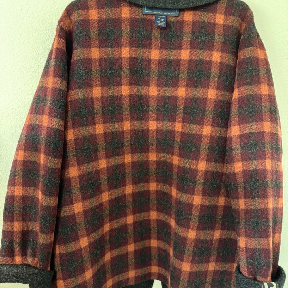 Pendleton- Alpaca Reversible Car Coat- Lightweigh… - image 4